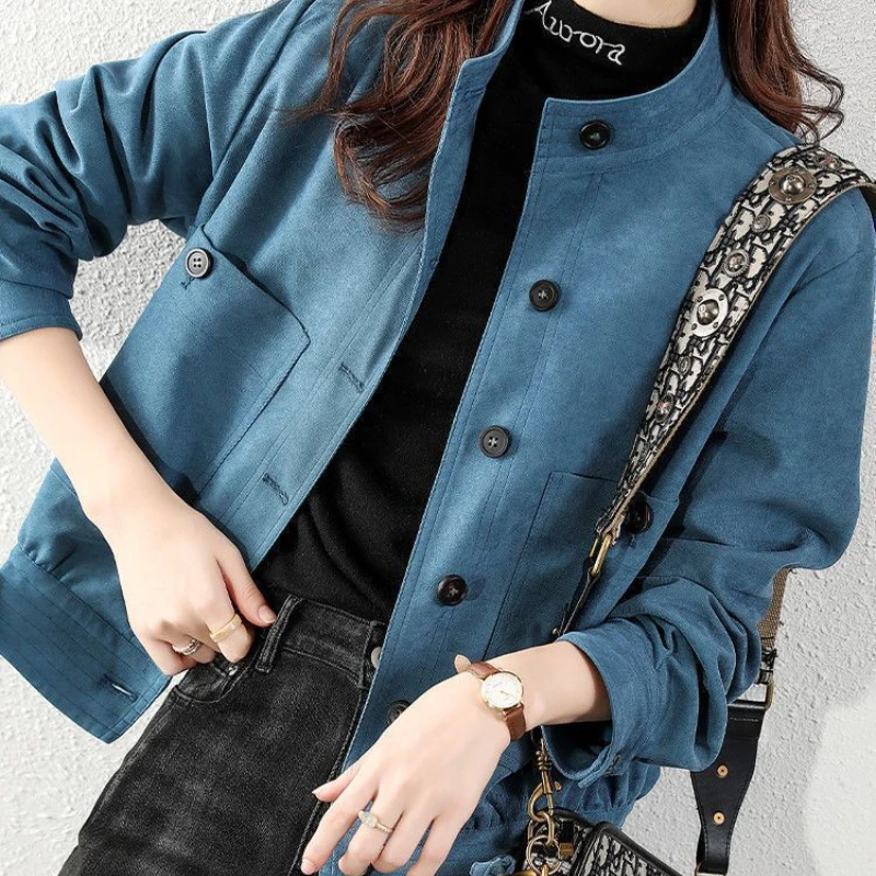 Jacket Women Loose Classic Solid Minimalist All-match New Casual Female Korean Style Comfortable Tender Popular Autumn Elegant