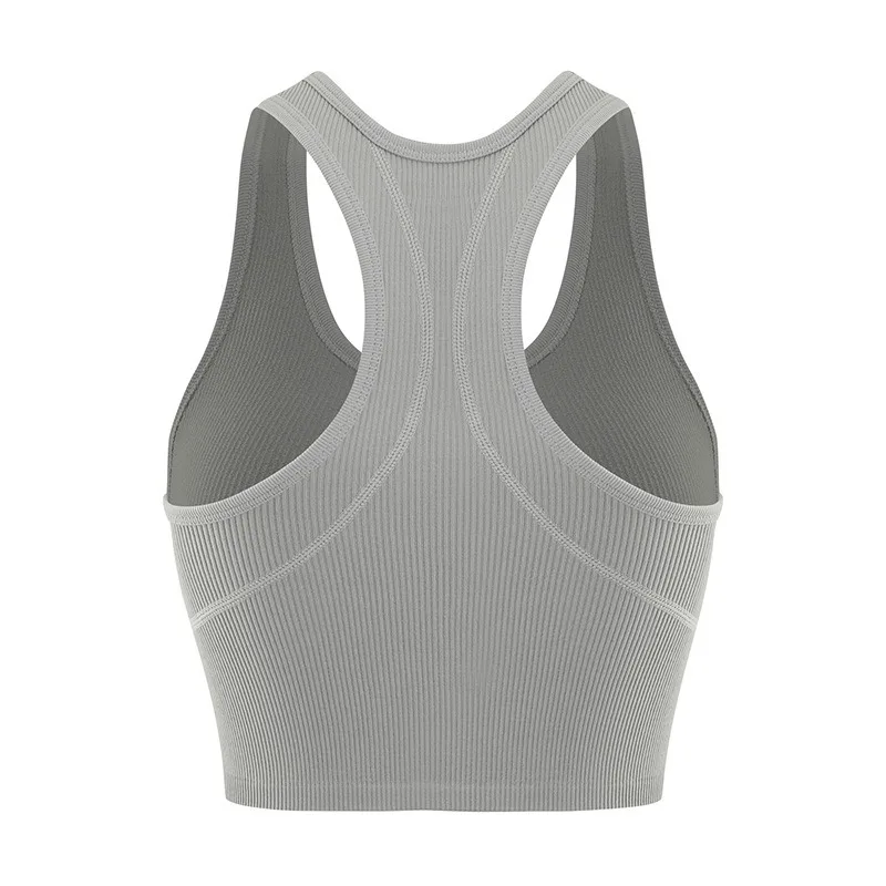 Tier reisender Racer back Crop Tank für Frauen Yoga