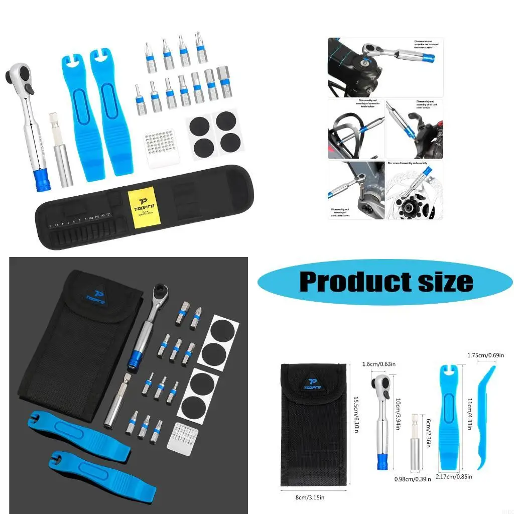 

Compacts Cycling Tool Set Including Essential Repair High Strength Alloy Steel