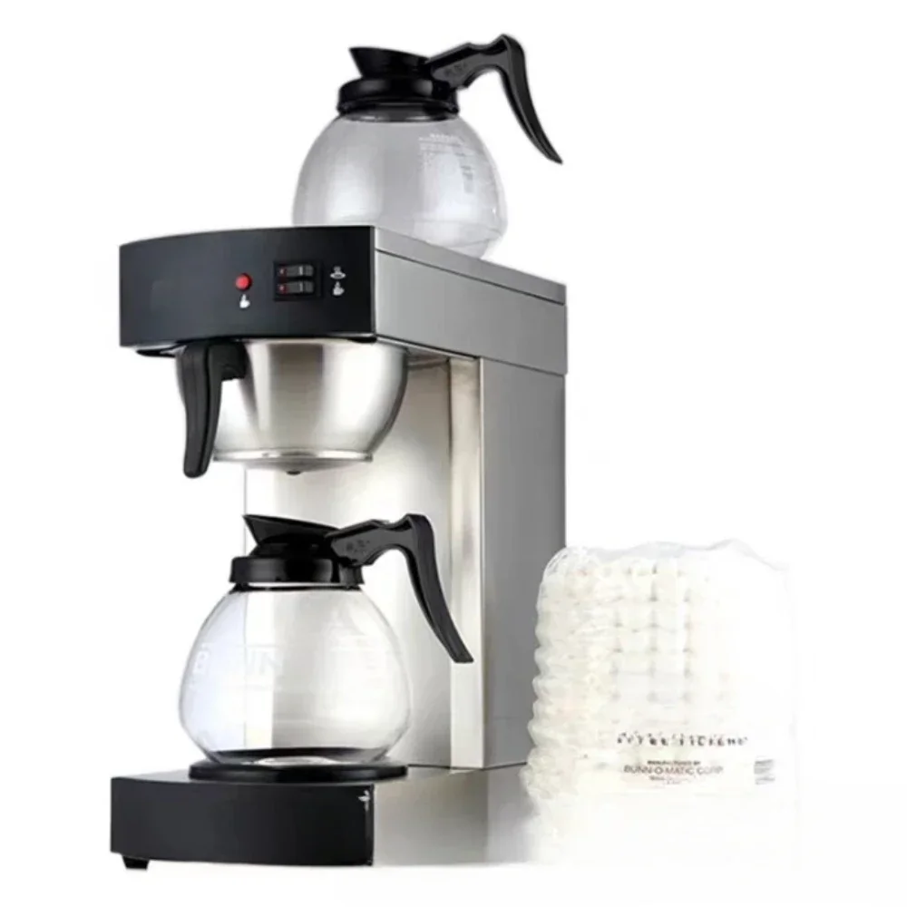 Fully Automatic Commercial American Coffee Machine, Tea And Coffee Drip Filter Machine, Household Tea And Coffee Brewing Machine