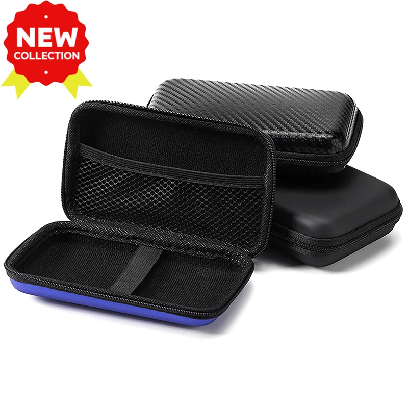

EVA Case Travel Storage Bag Charging Case for Earphone Package Zipper Bag Portable Travel Cable Organizer Electronics Storage