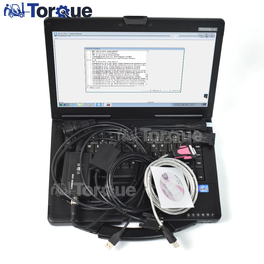 

LINDE LSG Linde Forklift Truck Diagnostic Tool Forklift Linde Canbox Doctor Diagnostic scanner+Thoughbook CF52 laptop