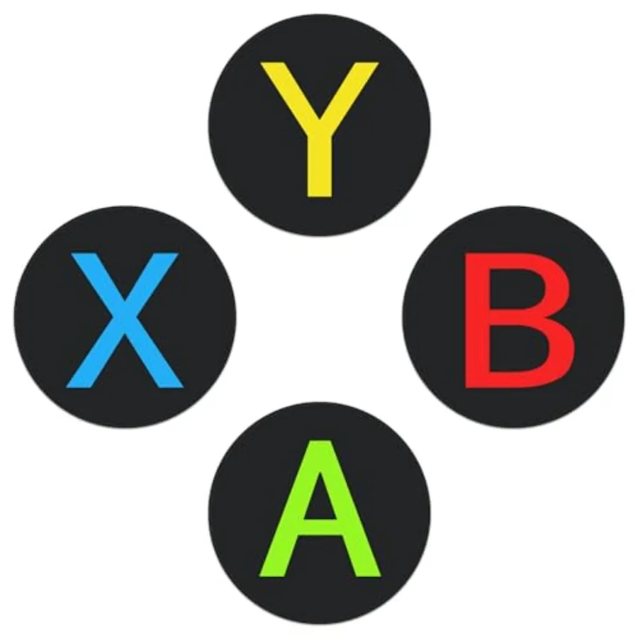 

ABYX Silicone Gaming Coasters Game Room Décor Table Mat Black Drink Coasters Birthday Easter Gts for Boyfriend Husband Dad Game