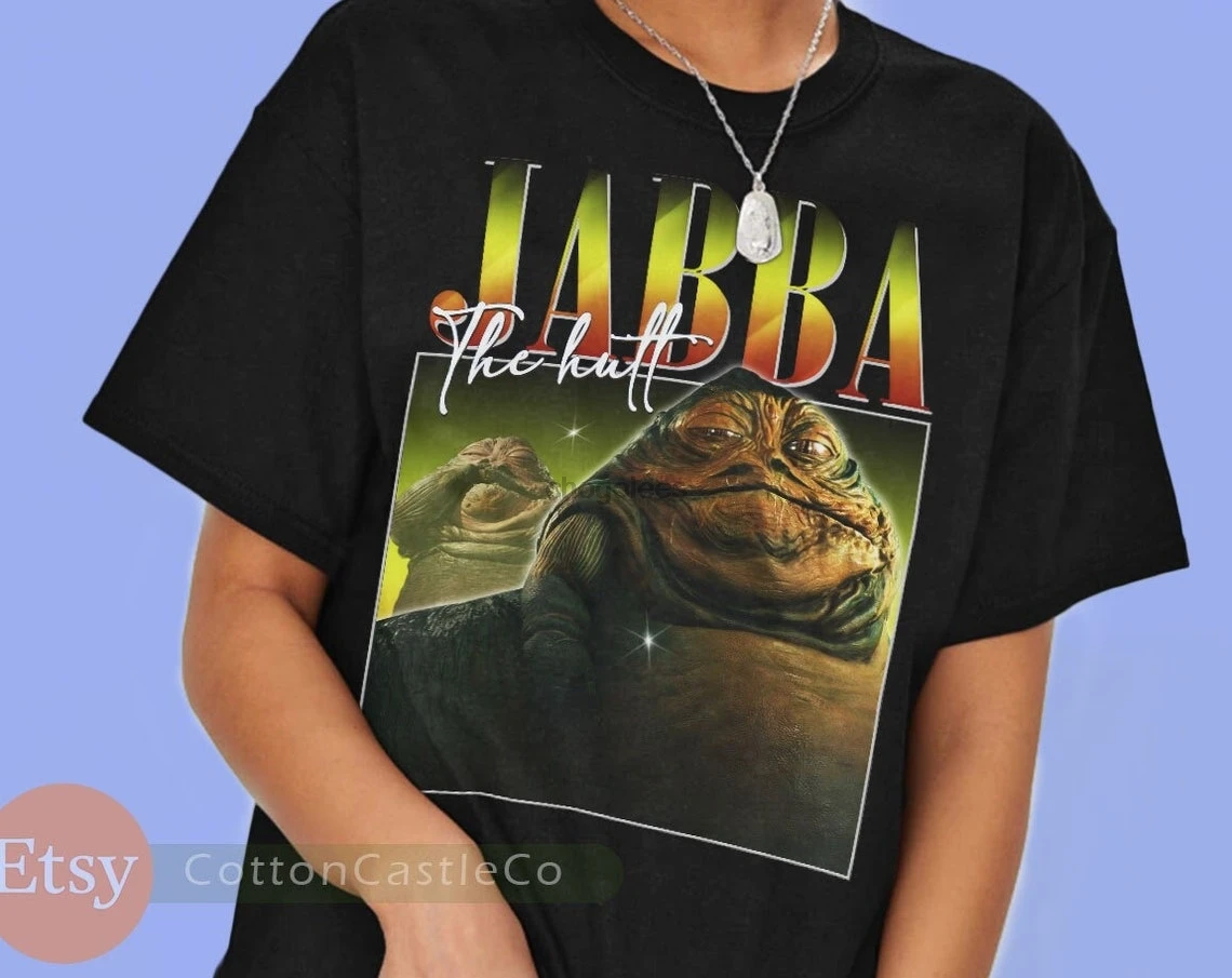 Jabba The Hutt Shirt 90s Rock Style Tee Bootleg T-Shirt 923