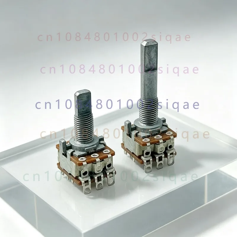Pack FOR 16-Type B500 6Pin Dual Potentiometer Handle Length 20mm & 35mm Socket Connection Pins