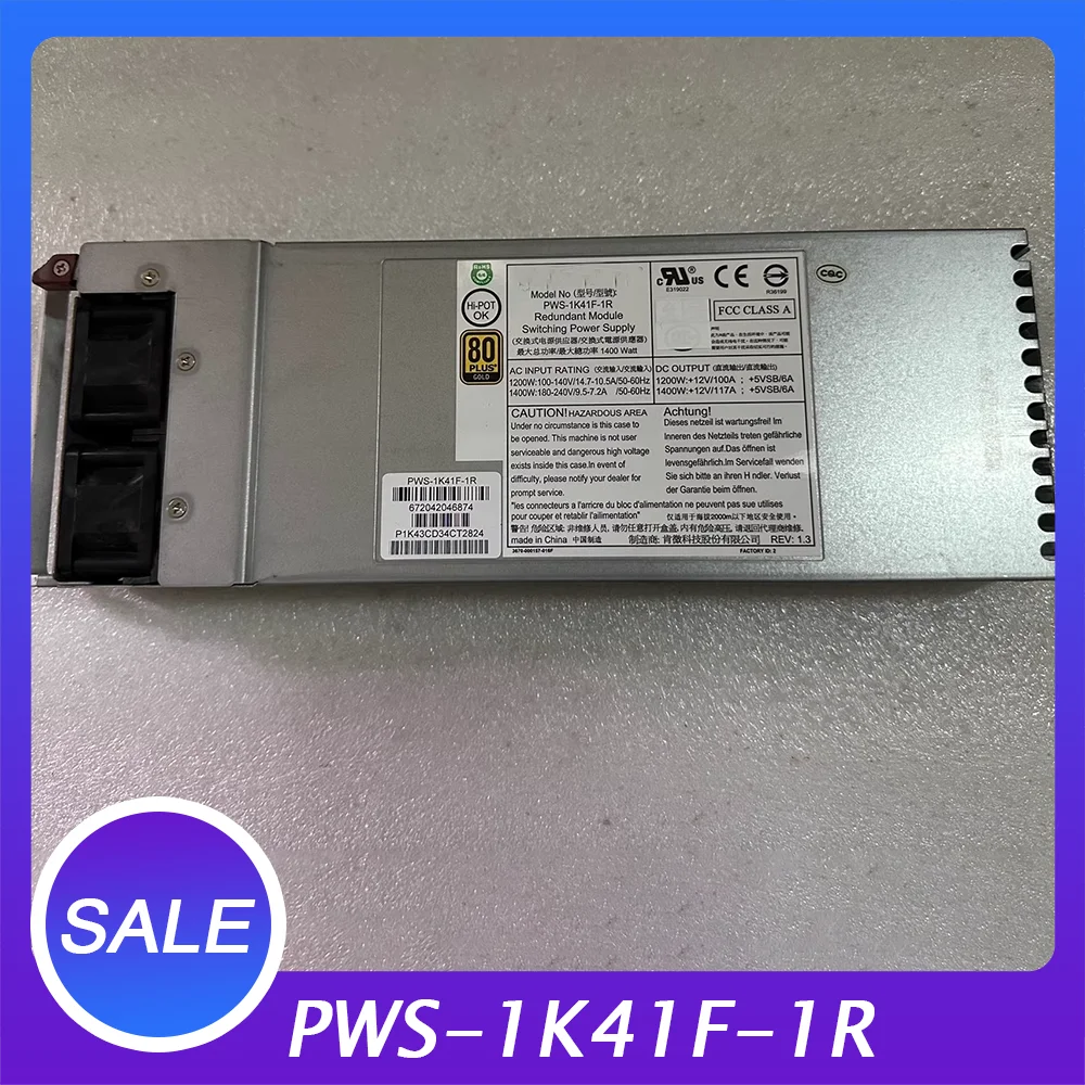 Pour SUPER-MICRO PWS-1K41F-1R d'alimentation du serveur 1400w