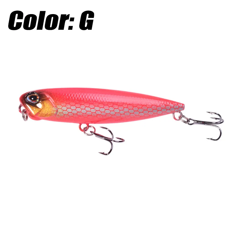 1pcs Topwater Floating Fishing Lure 6.5cm 5.5g Pencil Walk Dog Swimbait Trolling Wobblers Artificial Bait Bass Pike Crankbaits