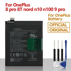 Оригинальный сменный аккумулятор для OnePlus 8 8Pro 8T 9 9Pro 9R OnePlus Nord N10 Nord N100 BLP761 BLP759 BLP785 BLP813