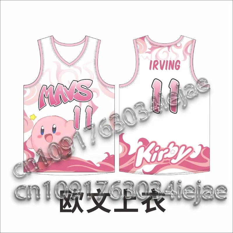

2025 Kirby No 11 Скоростной баскетбольный костюм для мужчин и женщин, спортивные тренировки, повседневный спортивный жилет, популярная команда
