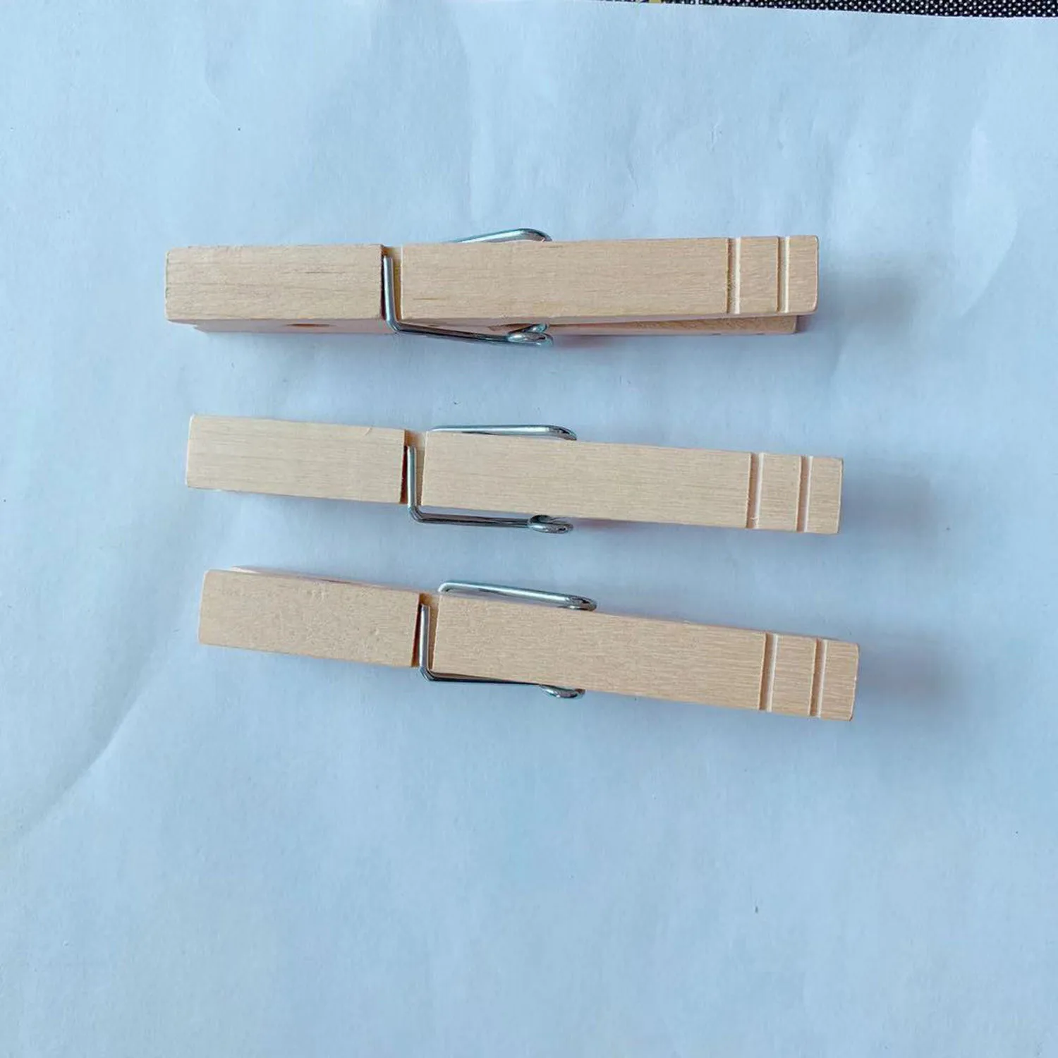 24 Pack , And Moisture Resistant Clothes Pegs, Durable Wood Clothing Pins, Strong Grip, Dry Laundry On Clothesline, Bag Clips