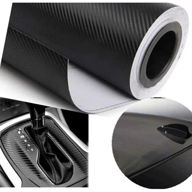 Long 1.27M X wide 15CM Car carbon fiber sticker body color-changing film 3D carbon fiber film thickening color-changing