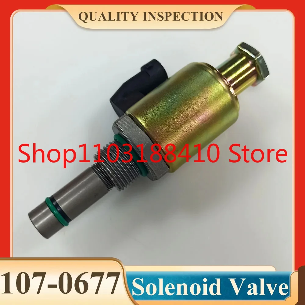 

1070677 107-0677 Fuel Solenoid Valve For Truck 69D 769C 769D 771C 992C AD40 Engine 3408E 3412E C27