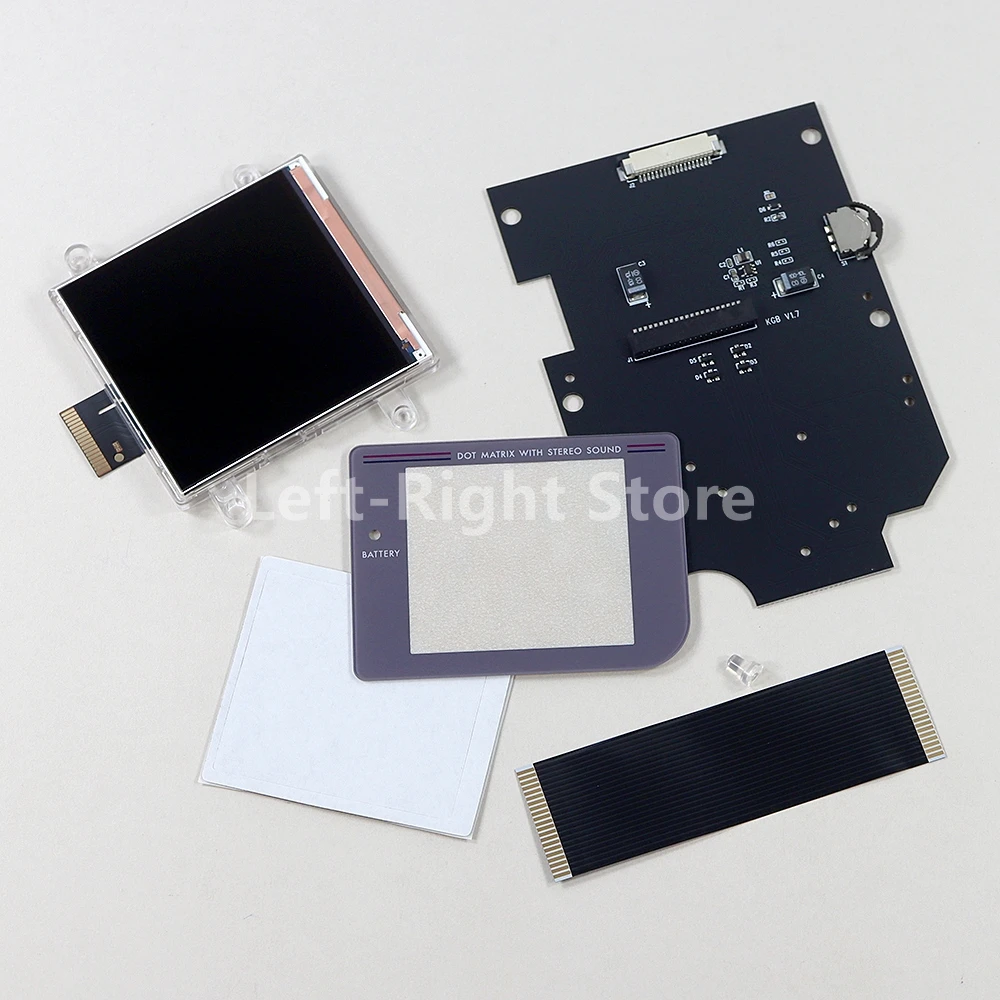 8 مجموعات استبدال ل GB V5 V5.0 2.6 بوصة الخلفية تسليط الضوء على IPS LCD سطوع الشاشة الكاملة مع الشاشة الزجاجية