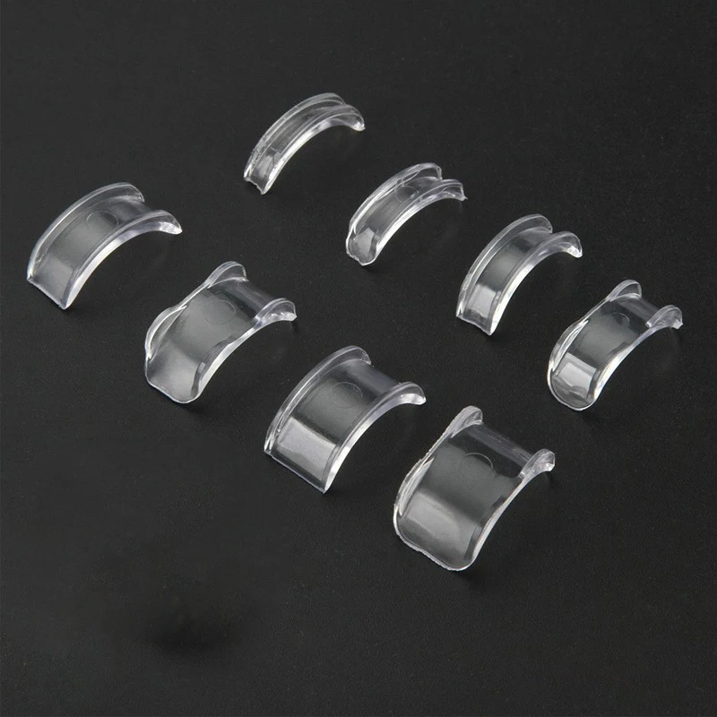8pcs Silicone Invisible Clear Ring Size Adjuster Tighten Reducer Jewelry Tool for Loose Any Rings Women and Men