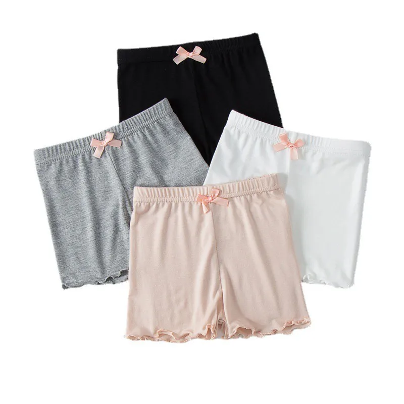 

Шорты хлопковые для девочек 3-10 лет, безопасные короткие штаны, нижнее белье, симпатичные, на лето