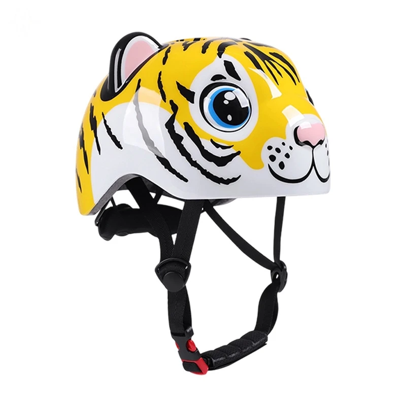 Casque de vélo pour enfant mignon motif tigre, certifié CE CPSC, réglable, pour garçons et filles de 2 à 6 ans, équipement de cyclisme pour enfants