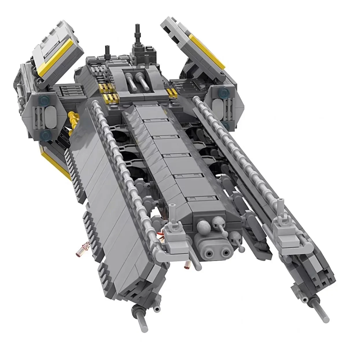 Bricklink MOC Space Wars Game Helldivers 2 Super Destroyer Spaceship Sets Creative Building Blocks Kid Toys Christmas Gift