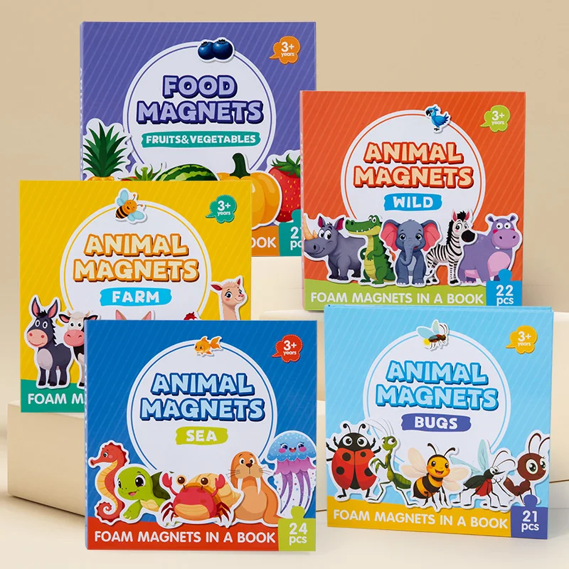 

Магнитный обучающий конструктор-книга с клипсами – для развития когнитивных навыков, мелкой моторики и воображения у детей