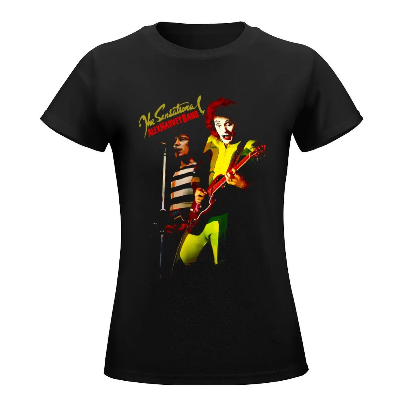 The Sensational Alex Harvey Band T-Shirt anime clothes animal print shirt for girls T-shirts for Women