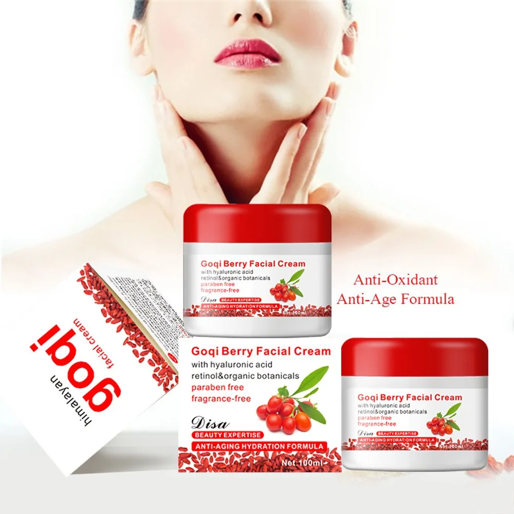 WolfBerryes Face Creams 100ml Goji Essence Moisturizing Goqi Berry Skincare Chinese Matrimony Vine Shin Care Cosmetic