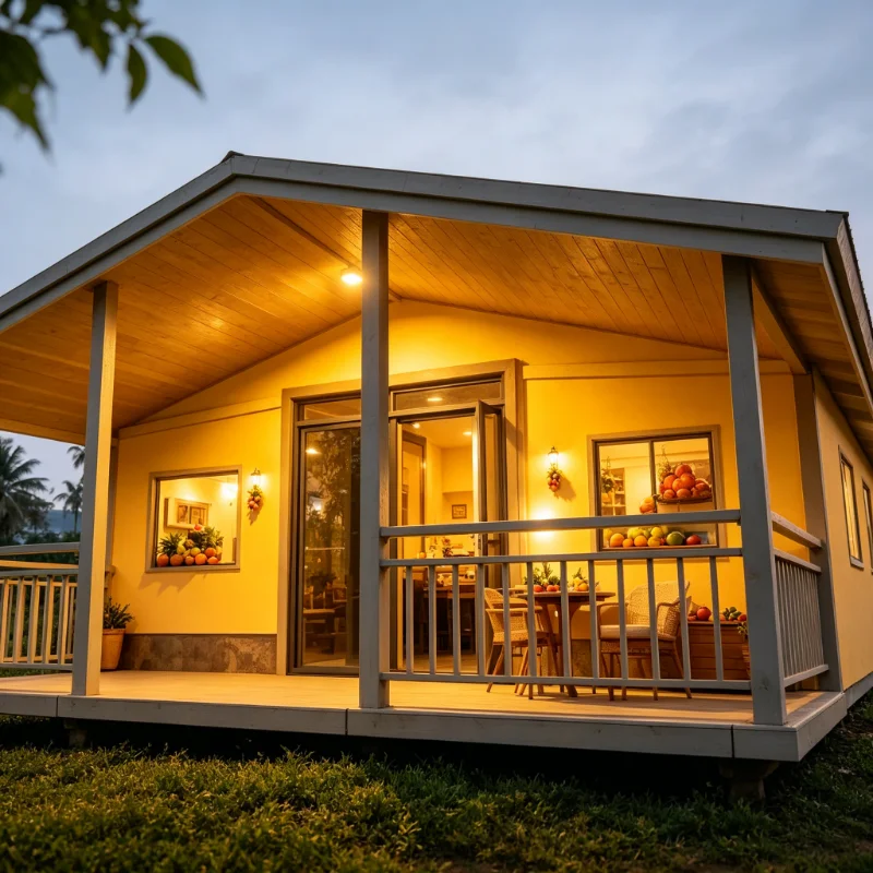 New Fashion Design Backyard Living Luxury Slide Out Container House Modular Prefabricated Houses Tiny House for Hotel Office