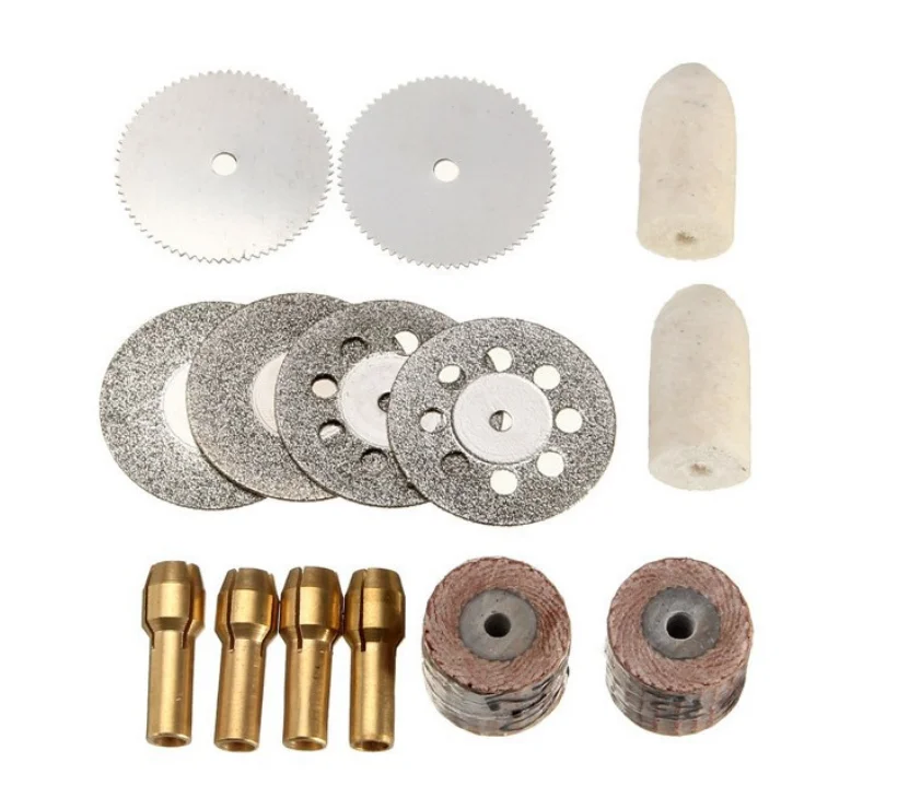 Fits Dremel Drill Grinding Polishing Accessories Mini Saw Blade Abrasive Tool 217Pcs Power Tools Rotary Tool Accessory Set