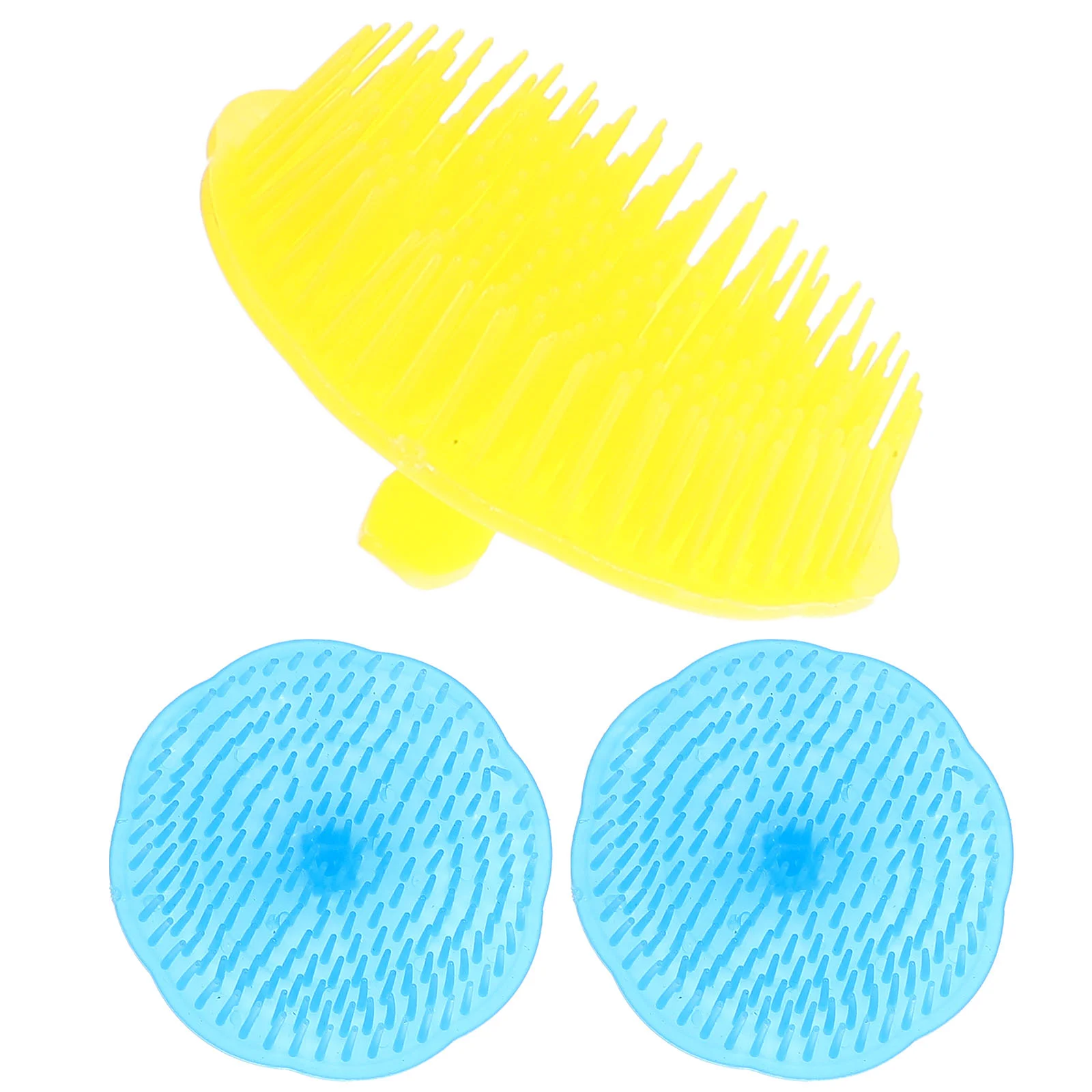 3pcs Head Body Massager Shampoo Scalp Massage Hair Washing Combs Spa Slimming (Random Color) hair brush