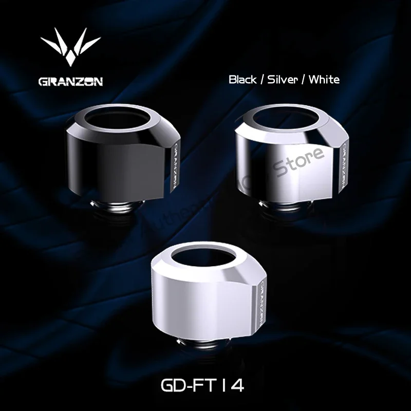 

Granzon GD-FT14,Anti Falling Compression Hard Tube Fittings For OD14mm Hard PETG PMMA Pipe,G1/4'' PC Water Cooling Connectors