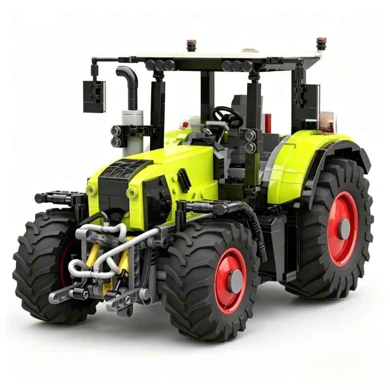 1337PCS MOC Claas Axion 830 Farm Tractor Technic Vehicle Model Custom Building Blocks DIY Educational Assembly Toy For Display