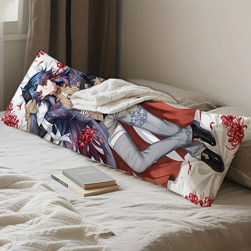 One Anime Character Pillowcase - Vintage Gentleman Design, Double-Sided Thick Print, Made of Soft And Breathable Polyester Mater