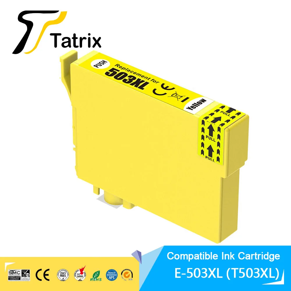 Tatrix 503XL 503 XL T503 T503XL Цветной совместимый струйный картридж премиум-класса для Epson XP-5200/XP-5205, WF-2960DWF/WF-2965DWF