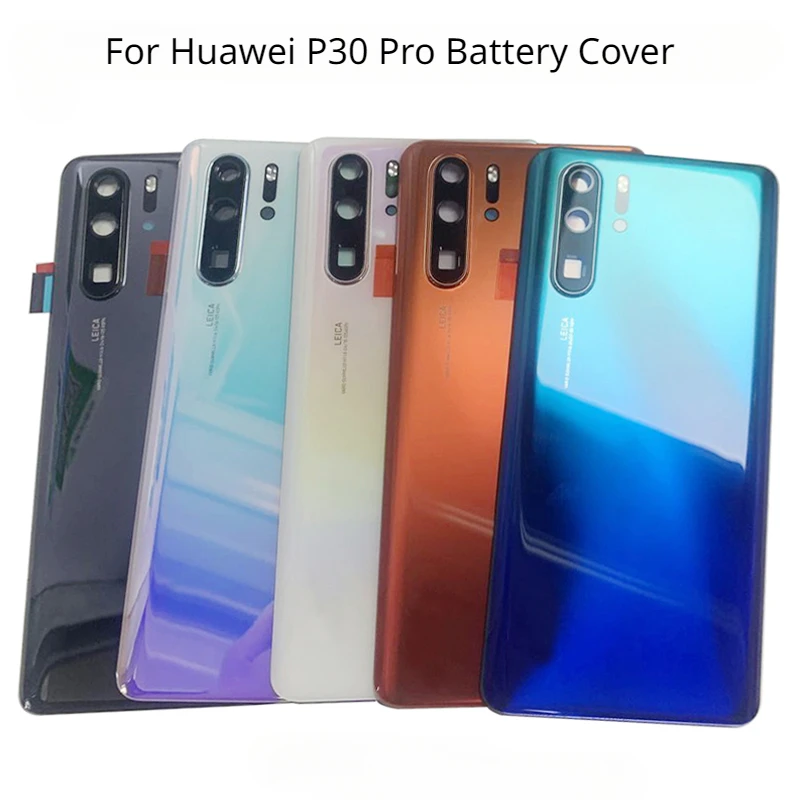 

Battery Cover Back Rear Door Housing Case For Huawei P30 Pro P30Pro Back Cover with Camera Frame Logo Replacement Parts