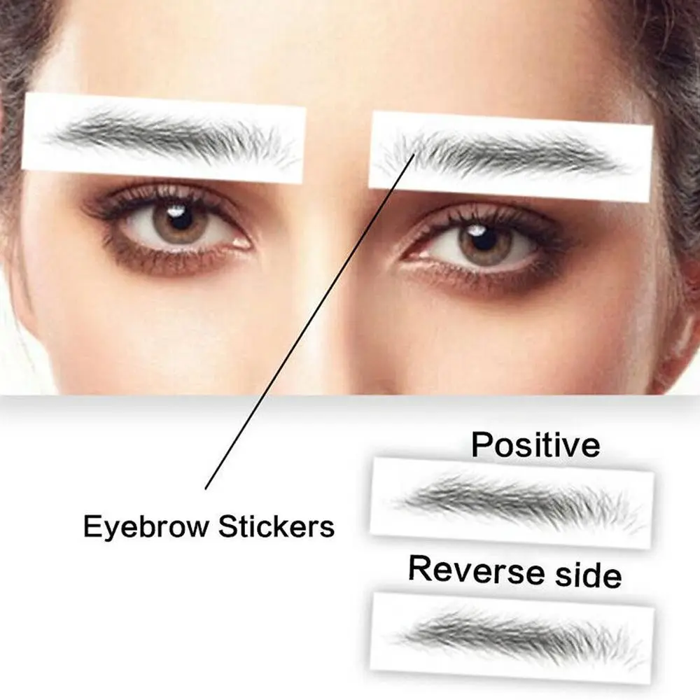 Strumenti di bellezza fai-da-te duraturi Sopracciglia finte impermeabili semipermanenti Adesivo per sopracciglia Strumenti per trucco per tatuaggi per sopracciglia