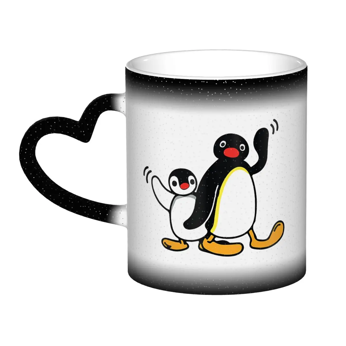Pingu Mug Funny Ceramic Coffee Cups Tea Mugs Milk Cup Drinkware Gift for Woman Man