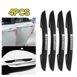 4Pc Rubber Auto Deur Rand Beschermer Stickers Anti Botsing Strips Voor Peugeot 206 307 308 3008 207 208 407 508 2008 5008 107 106