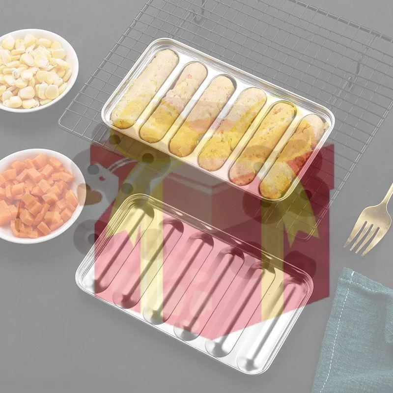 

【HG】304 Stainless Steel Sausage Mold 6 In 1 Kitchen Tool For DIY Hot Dogs Handmade Ham Sausage Making And Refrigerating