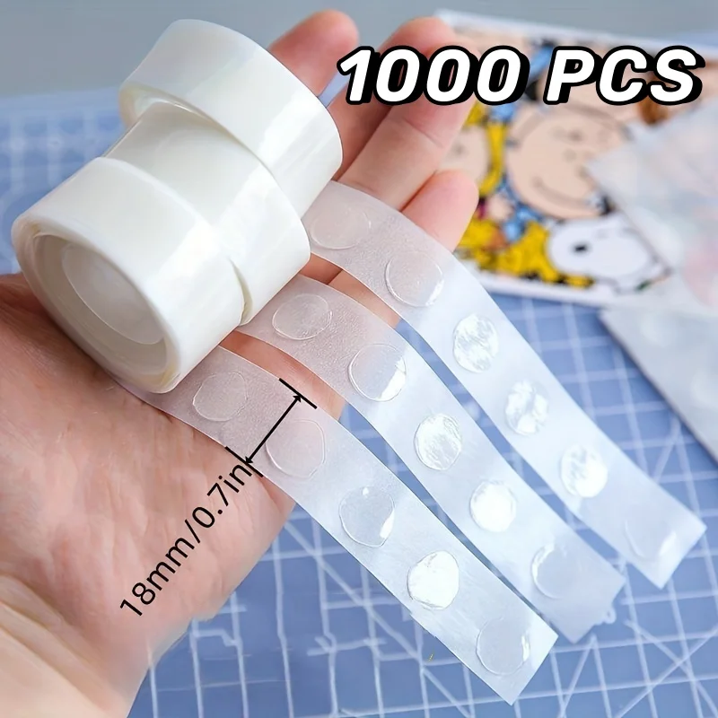 100-1000PCS Adhesive for Balloons, Adhesive For Ceiling/wall, Party Decorations, And Double-sided Adhesive For office Supplies