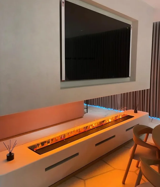 

Электрический 3D-камин с парогенератором 1800 мм, настенный, премиум-класса, с управлением через приложение