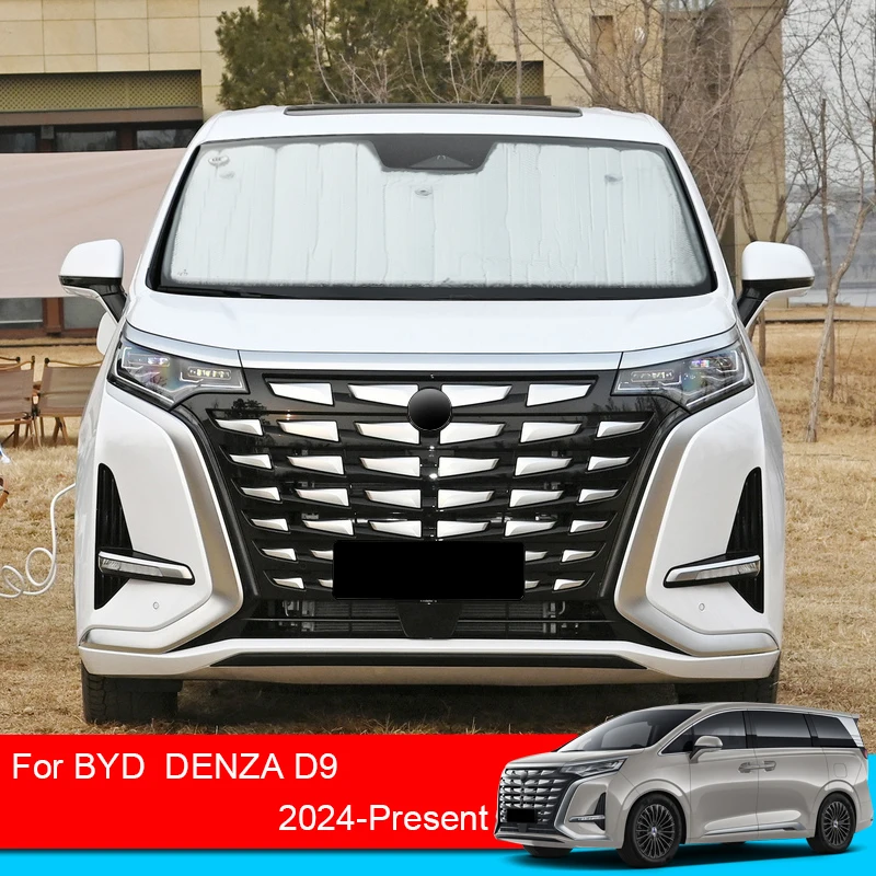 

Для BYD DENZA D9 2024-Present автомобильные солнцезащитные козырьки, защита от ультрафиолета, занавеска на боковое окно, солнцезащитный козырек, козырек, коврик, аксессуары для лобового стекла