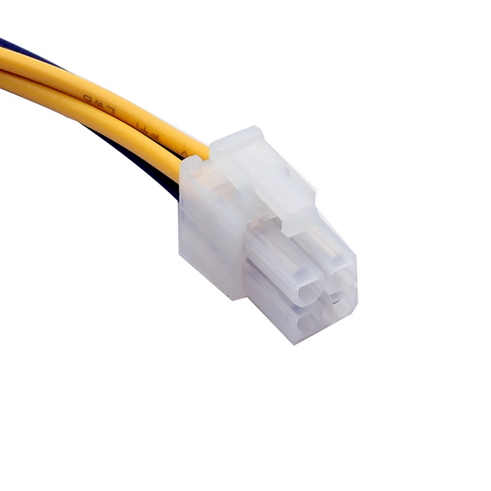 4Pin Cpu Voeding Naar Ide Poort Verlengsnoer Kabel Desktop 4 Pin Atx 12V P4 Macht Man molex Male Connector Kabel 20Cm