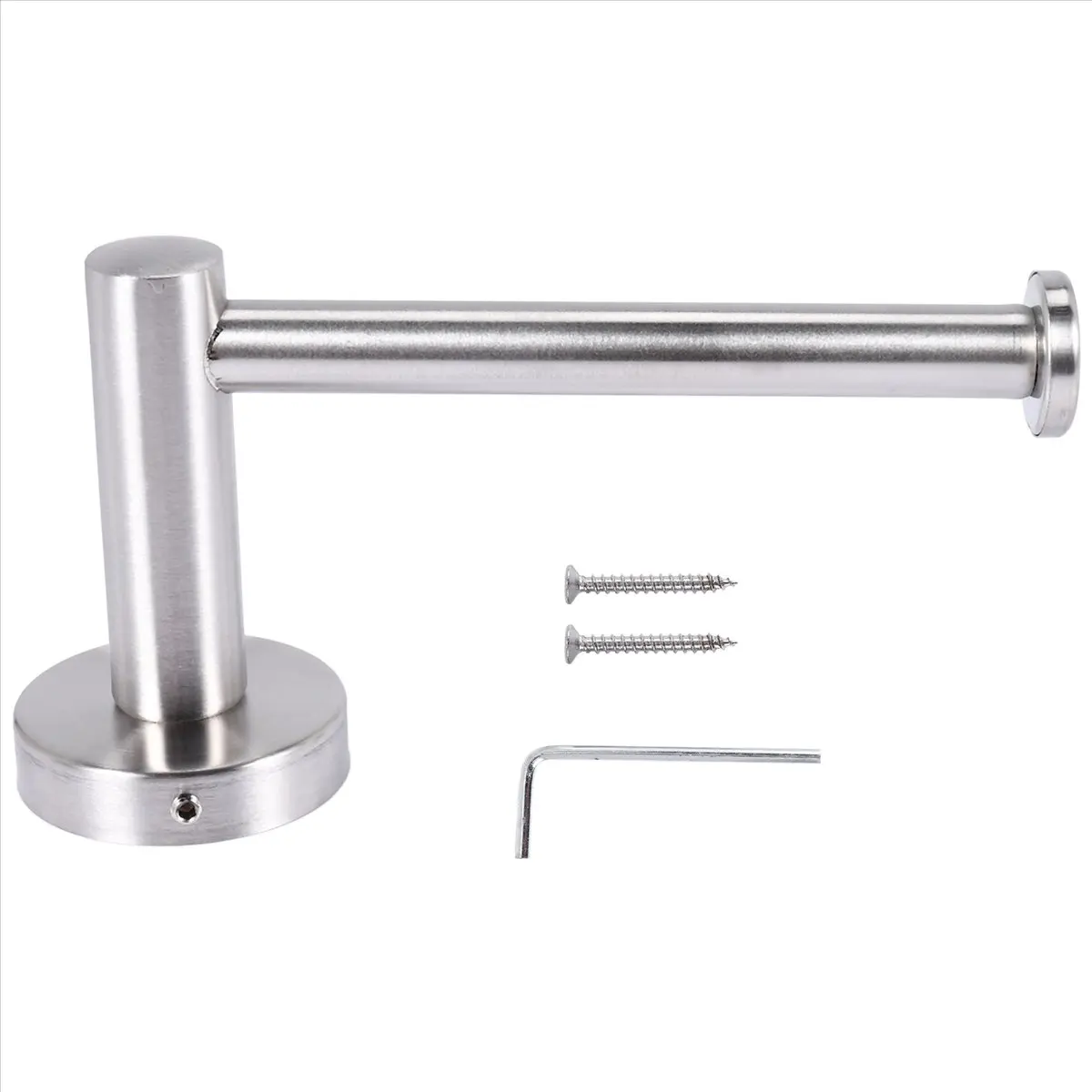 ABZT Toilet Tissue Paper Roll Holder Stainless Steel Wall Mount for Bathroom Kitchen