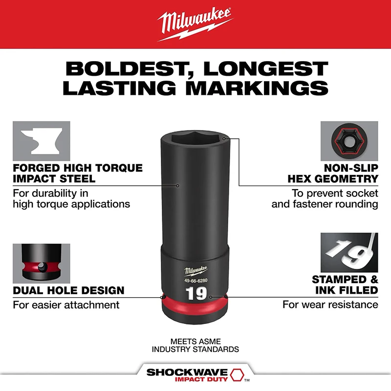 Milwaukee 49-66-7007 SHOCKWAVE 3/8