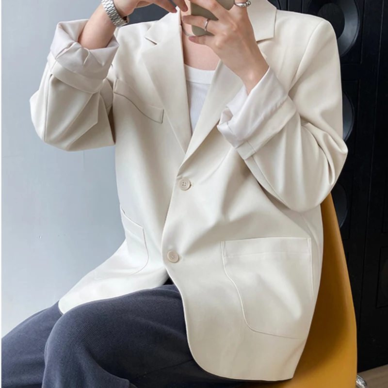 

2024 весенняя одежда, пальто, женская Повседневная модная Корейская версия, офисный женский свободный костюм с длинным рукавом, пальто, женский костюм, Топ