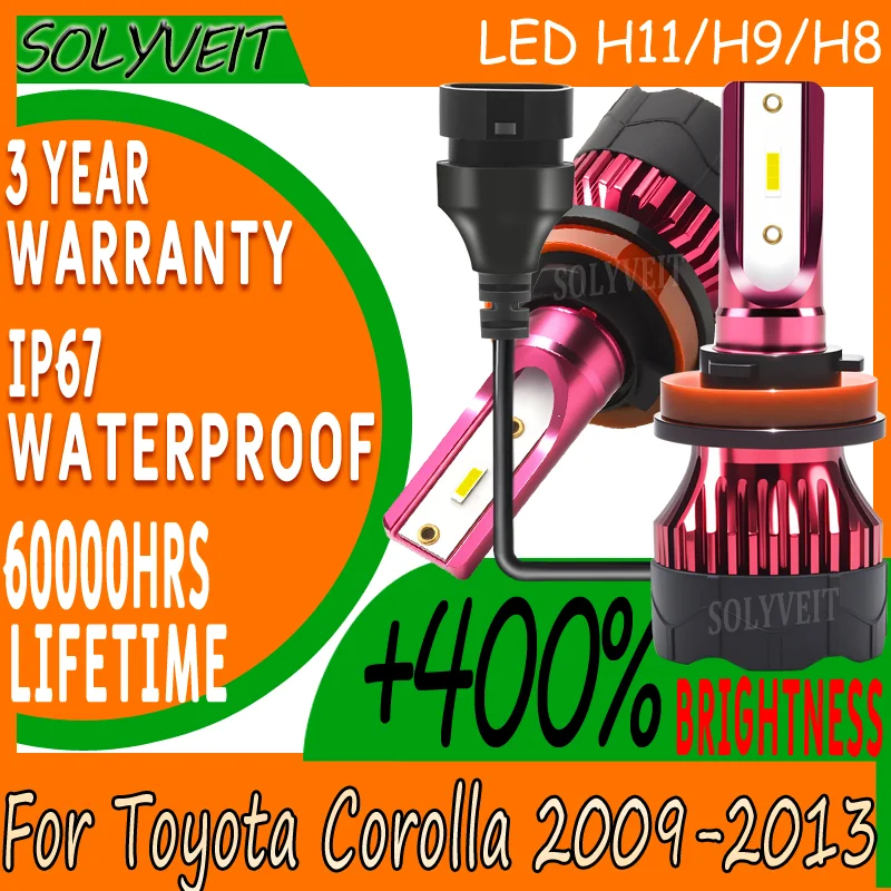 

Clear Beam Waterproof Design Clear Night Vision Clear Night Vision Low Beam Bulbs For Toyota Corolla 2009 2010 2011 2012 2013