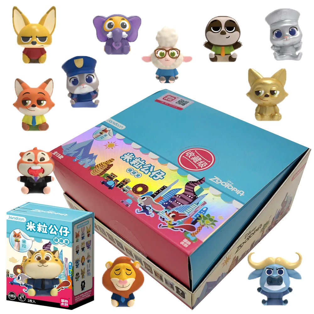 

New Original Jandoon Zootopia Blind Box Nick Wilde Movie Peripheral Model Ornaments Mini Dolls Children's Toys Holiday Gifts
