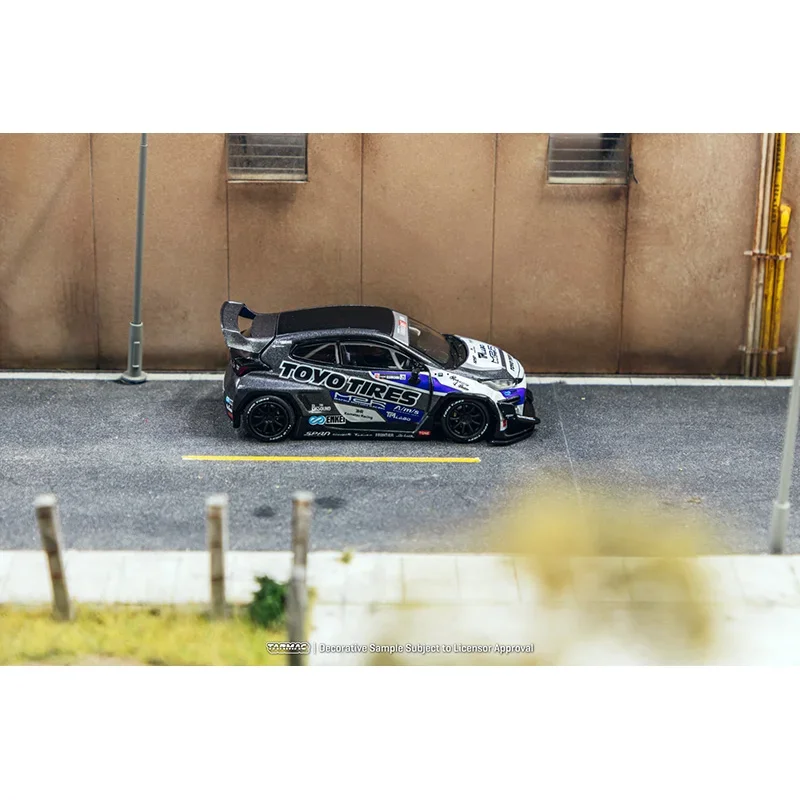 Asfalt Werkt 1/64 Pandem Toyota Gr Yaris Toyo Banden Gelegeerd Speelgoed Motorvoertuig Diecast Metalen Model Geschenken