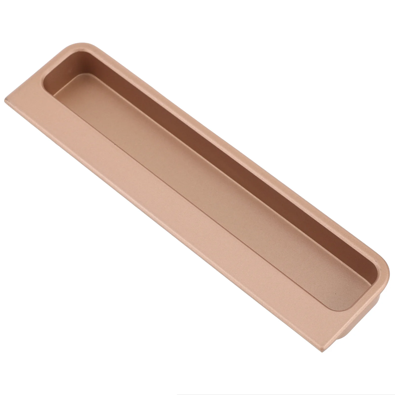 

Cabinet Door Handle Modern Hidden Recessed Zinc Alloy Furniture Grip Sliding Doors Wardrobes Closet Finger Tab Pull Kitchen