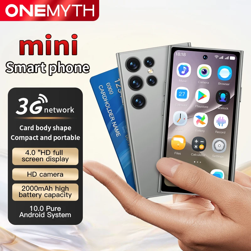 New Arrivals ONEMYTH S25 Pro Mini 3G Smartphone 4.0 Inch Full Screen Display 2000mAh 2GB RAM 16GB ROM Dual SIM With Play Store