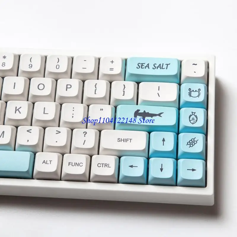 P9FA Mechanical Keyboard Keycaps 17PCS XDA Profile Dye Sub Bees Cover for Cherries 61 64 84 96