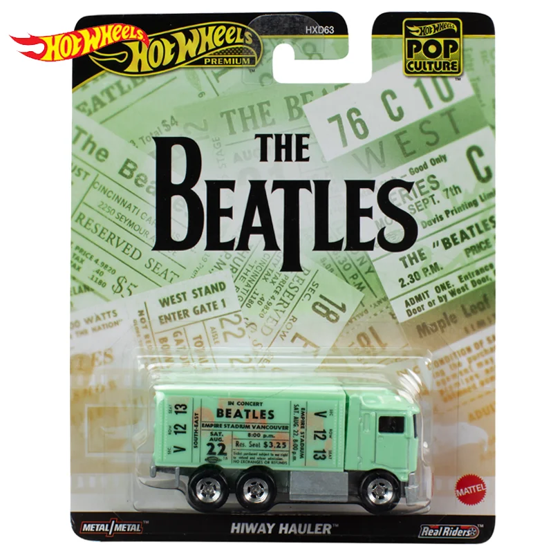 Original Hot Wheels Premium 1/64 Pop Culture Diecast Model Cars HotWheels Miniature HXD63 D CASE Hoteelws Car Hotweheels Cart